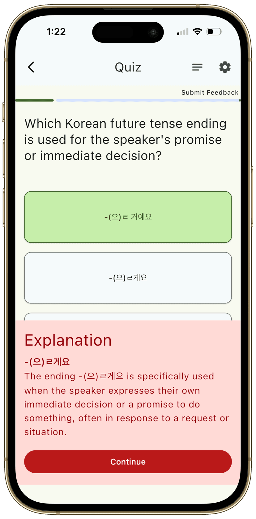 Instant Feedback